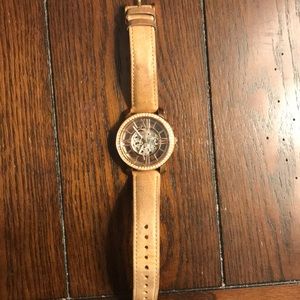 Rose gold Fossil Watch